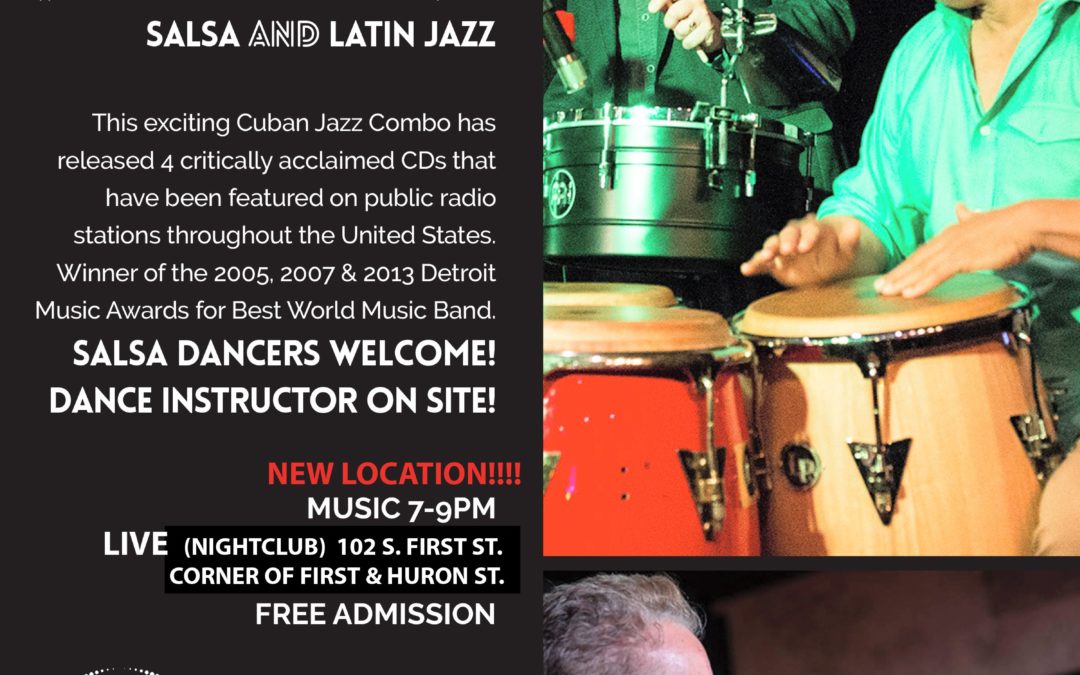 A2 Jazz Fest Spring Series: Quatro de Mayo Latin Jazz and Salsa Party with Tumbao Bravo